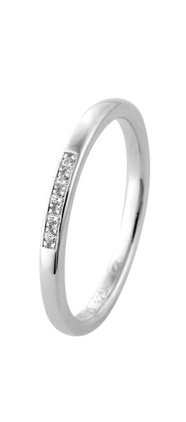 530123-Y514-001 | Memoirering Simmern 530123 600 Platin, Brillant 0,050 ct H-SI∅ Stein 1,4 mm 100% Made in Germany   647.- EUR   