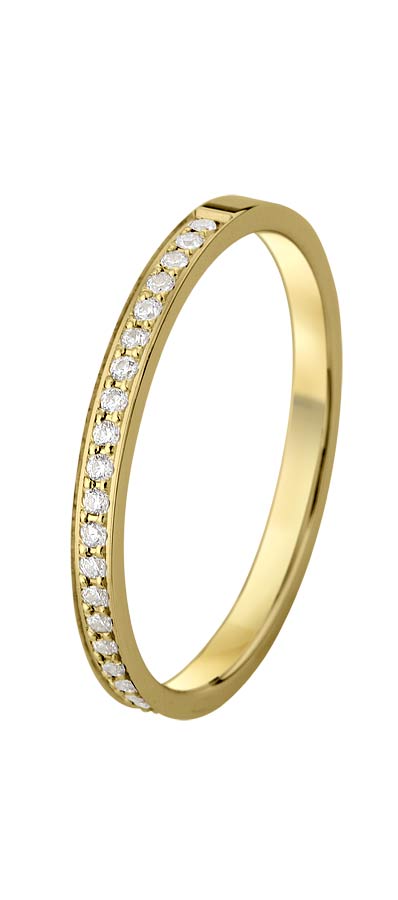 533687-5100-001 | Memoirering Simmern 533687 585 Gelbgold, Brillant 0,185 ct H-SI100% Made in Germany   1.615.- EUR   