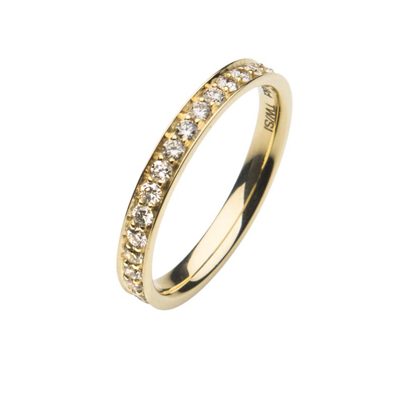 533689-5100-001 | Memoirering Simmern 533689 585 Gelbgold, Brillant 0,460 ct H-SI100% Made in Germany   1.811.- EUR   